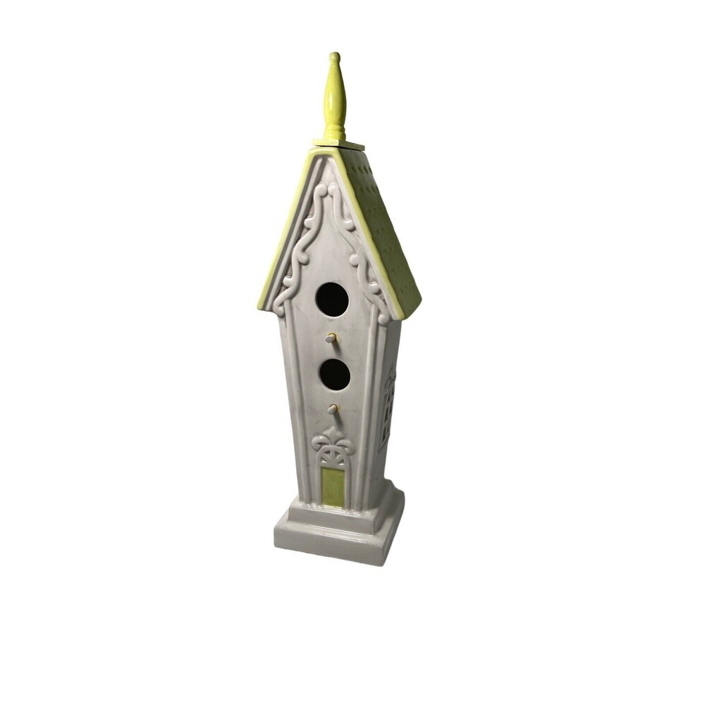 Midwest CBK Colorful Decorative Ceramic Birdhouse 19 inches High